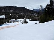 Piste bij de sleeplift Seewald I