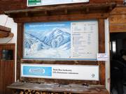 Pistepanorama bij het dalstation