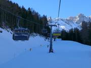 Vajolet 2 - 4-persoons hogesnelheidsstoeltjeslift (koppelbaar) met kap