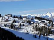 Hotel Lac Blanc slechts enkele meters van de pistes verwijderd
