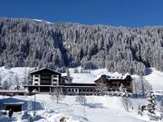 Hotel Madrisa direct in het dorp Gargellen