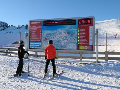 Duitsland: oriëntatie in skigebieden – Oriëntatie Steinplatte-Winklmoosalm – Waidring/Reit im Winkl
