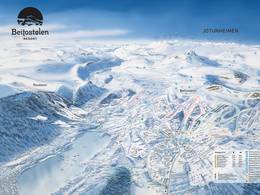 Pistekaart Beitostølen