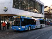 Skibus in Mayrhofen bij de Penkenbahn