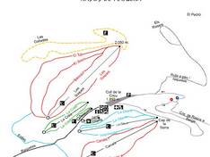 Pistekaart Rasos de Peguera