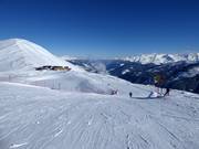 Makkelijke piste van de Pfeifferköpfl naar de Smaragdbahn