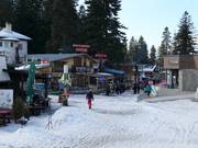 Restaurants bij het dalstation Rila