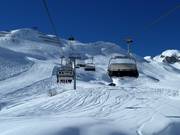 Seekopfbahn - 4-persoons hogesnelheidsstoeltjeslift (koppelbaar) met kap en stoelverwarming
