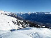 Panorama op de Violettes 2220 m