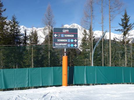 Tauferer Ahrntal: oriëntatie in skigebieden – Oriëntatie Klausberg – Skiworld Ahrntal