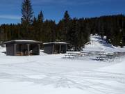 Barbecueplaats in het skigebied Hafjell