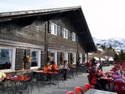 Typische hut in het skigebied Les Portes du Soleil