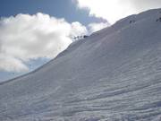 Diep sneeuwgebied in het Symphony Amphitheatre