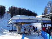 Pian de Ra Bigontina-Costa Faloria - 4-persoons hogesnelheidsstoeltjeslift (koppelbaar)