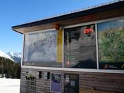 Informatiebord bij het middenstation