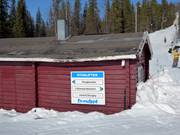 Informatie over de pistes bij de skilift