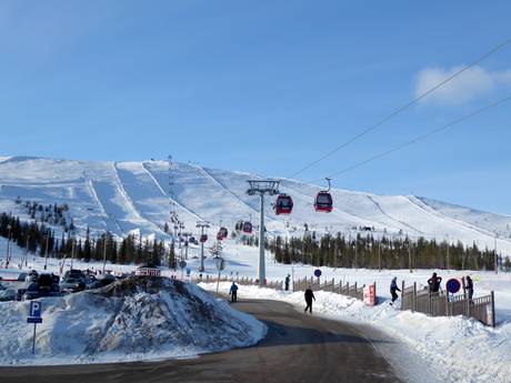Lapland (Finland): Grootte van de skigebieden – Grootte Ylläs