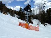 Sneeuwkanon in het skigebied van Kimberley
