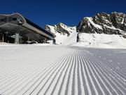 Zeer goede pistepreparatie in Kühtai