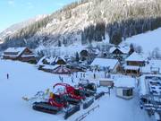 Accommodaties rond het dalstation