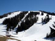 Uitzicht op de beide pistes Kržišče