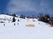 Piste bij de stoeltjeslift Orange Bubble Express