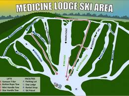 Pistekaart Medicine Lodge