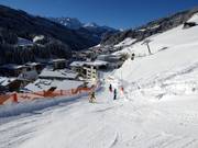 Dalafdaling naar de Dorfbahn Gerlos