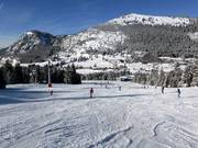 Gemakkelijke piste Schwanden bij de 8-persoons stoeltjeslift