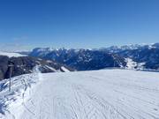 Start van de moeilijke piste