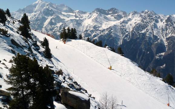Hoogste dalstation in het Mattertal – skigebied Grächen