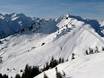 Allgäuer Alpen: Grootte van de skigebieden – Grootte Walmendingerhorn/Heuberg – Mittelberg/Hirschegg