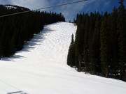 Typische buckelpistes in Vail