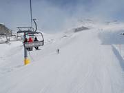 Piste onder de stoeltjeslift Ostafa