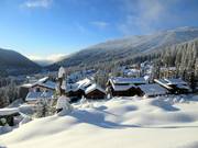 Blokhutten aan de pistes