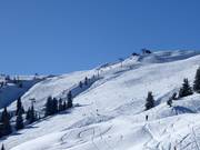 Brede Gipfel-afdaling op de Schatzberg