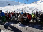 Gletsjerrestaurant bij de Tiefenbachferner