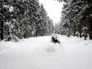 De Hunau-loipe heeft meerdere varianten