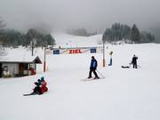 Uitzicht op de Steckenbergpiste