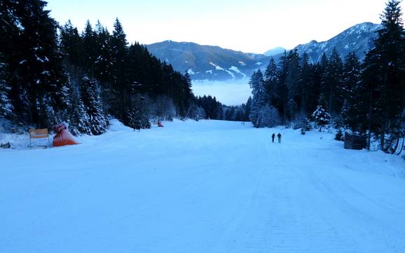 Beste skigebied in de Ammergauer Alpen (Bergketen) – Beoordeling Kolbensattel – Oberammergau