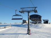 H2 East Express Hundfjället - 8-persoons hogesnelheidsstoeltjeslift (koppelbaar)