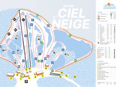 Pistekaart Mont Kanasuta