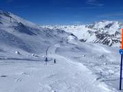 Gemakkelijke piste Furtschellas bij het middenstation Furtschellas