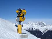 Krachtige besneeuwing in Zoncolan