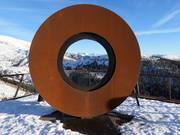 Naifjoch VISTA - uitkijkpunt op het dak van de kabinelift Naifjoch