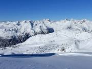 Uitzicht vanaf de Idjoch naar de Pardatschgrat