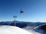 Met de gondelbaan ga je naar La Tosa op 2537 m