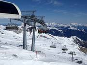 Schmiedingerbahn - 8-persoons hogesnelheidsstoeltjeslift (koppelbaar) met kap en stoelverwarming