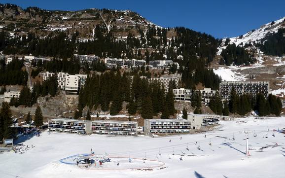 Faucigny Grand Massif: accomodatieaanbod van de skigebieden – Accommodatieaanbod Le Grand Massif – Flaine/Les Carroz/Morillon/Samoëns/Sixt