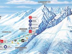 Pistekaart Starý Smokovec – Hrebienok